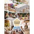 thumbnail image 6 of Happy Birthday Tablecloth Rectangle Table Cloth 60x102,Waterproof Outdoor Table Cloth Covers Decorative Table Protector,Colorful Balloon Gifts Patterns Washable Table Cover for Kitchen Dinning Party, 6 of 8