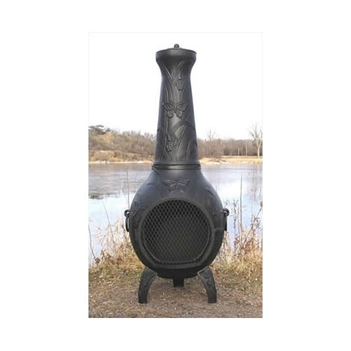 The Blue Rooster Aluminum Natural Gas Propane Chiminea by