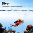 thumbnail image 3 of Acuario Diver Fish Tank Adorno submarino Decoración de paisaje flotante acuático, 3 of 7