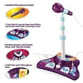 thumbnail image 4 of Little Pretender Portable Karaoke Machine with 2 Microphones, Adjustable Stand, and Flashing Lights, 4 of 6