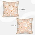 thumbnail image 3 of Bingfone Geese And Flower Linen Throw Pillow Covers Cushion Case Pocket Button Vintage Farmhouse Pillowcase For Sofa Couch Bed 18"X18", 3 of 9
