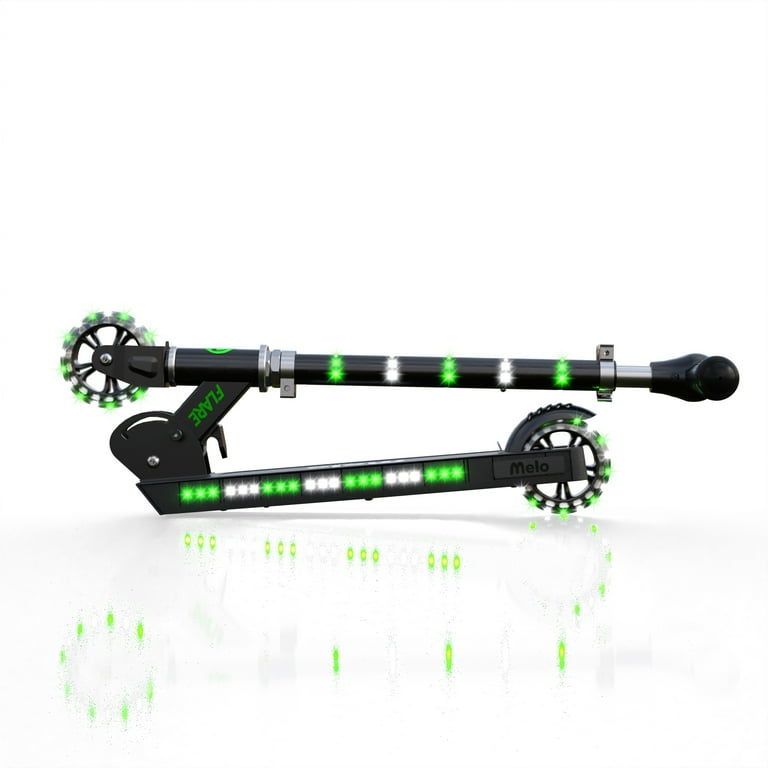 Melo Flare Light-Up Folding Kick Scooter for Kids Ages 2-14