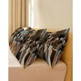 thumbnail image 4 of Black Brown Girls Boho Body Pillow Cover 20 x 60 Inch Decorative Pillow Cover Grey Vintage Ethnic Abstract Art Lumbar Pillowcase Seasonal Rectangle Cushion Case for Couch Sofa Bed Living Room, 4 of 7