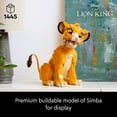 thumbnail image 4 of LEGO Disney Young Simba the Lion King Fan, Disney Collection, Creative Animal Figure Building Set, Relaxing Activity, Disney Gift for Adults, Nostalgic Gift Idea for Movie Fans, 43247, 4 of 8