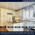 thumbnail image 5 of Luxrite 3 Inch Trimless LED Recessed Light, 10W, 5CCT 2700K-5000K, Dimmable, 750LM, CRI 90, Wet & IC Rated, ETL, 5 of 7