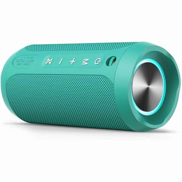 wonima11 Bluetooth Speaker IPX7 Waterproof Wireless Speaker with Bass 20H Playtime TWS Stereo Pairing Portable Outdoor Speakers for Beach Camping Travel Gifts for Men Women Girls Boys Teens Teal