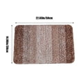 thumbnail image 3 of KeirineCC Bathroom Rug - Bath Mat, Absorbent Bath Mat, 23x15 Inch Brown Bathroom Rugs, Washable Bathroom Rugs, Bath Mats for Bathroom, Toilet, Tub, Living Room, Bedroom, Kitchen, Sofa ,Entry, 3 of 7