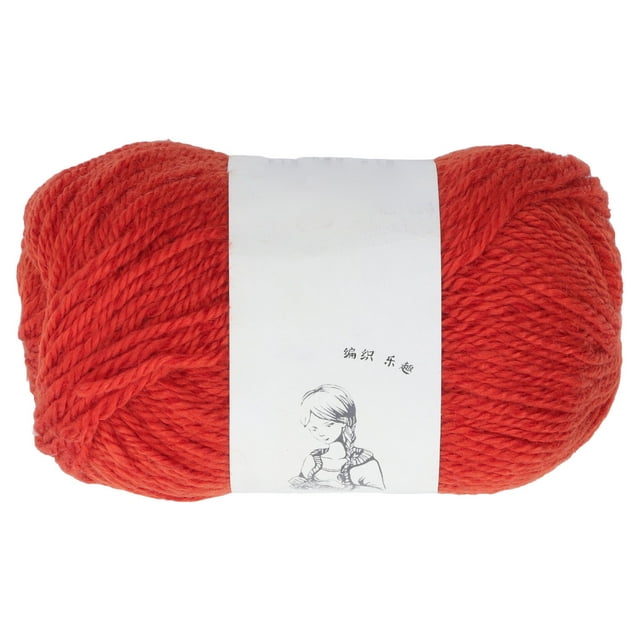 Fil à Crochet, Fil Acrylique Rouge 3.5 Fil à Crochet Fil Épais Fonctionnalité Intelligente