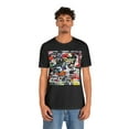 thumbnail image 4 of Retro 80s Mixtape Collage Short Sleeve T-Shirt - Vintage Music Lover, 4 of 4