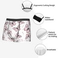 thumbnail image 6 of Bingfone Pink Butterflies (2) Men's Underwear - Casual Stretch Boxer Briefs-Medium, 6 of 9