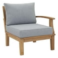 thumbnail image 2 of Modway Marina Outdoor Patio Teak Right-Facing Sofa, Multiple Colors, 2 of 9