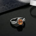 thumbnail image 4 of Gem Stone King 2.18 Ct Oval Ecstasy Mystic Topaz 925 Sterling Silver Ring (Size 8), 4 of 4