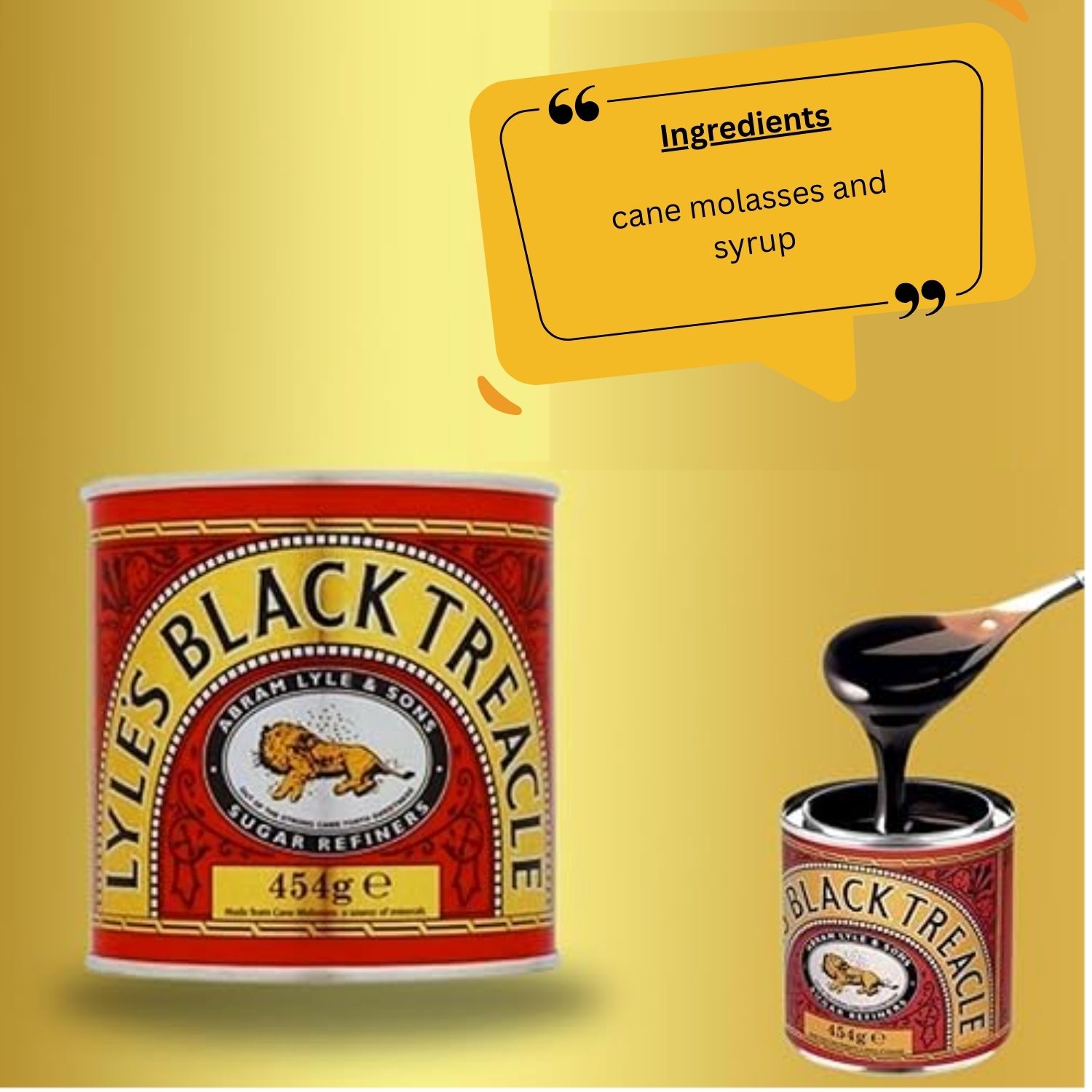 Tate & Lyle Sugars Abram Lyle & Sons Lyle's Black Treacle, 454 g