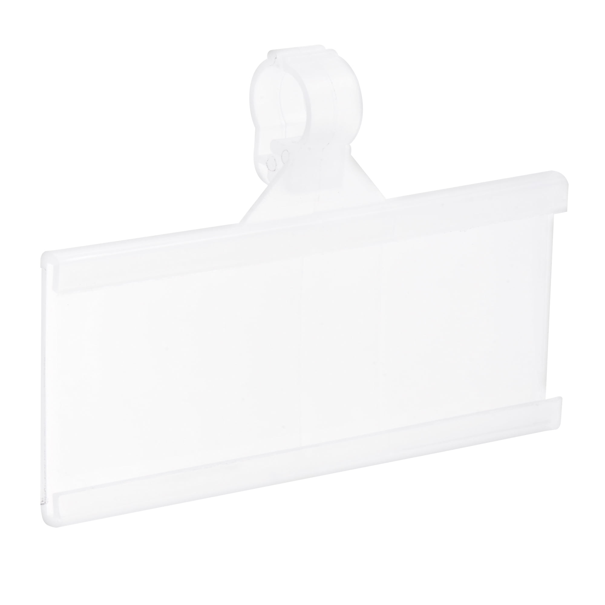 Aulufft Clear Plastic Label Holder, 120 PCS Retail Price Shelf Tag