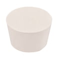 thumbnail image 3 of Tapón de Caucho Sólido en Forma Cónica Blanco para Tubo de Laboratorio Tamaño 11  5Pcs, 3 of 5