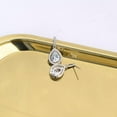 thumbnail image 4 of Teardrop Jewelry Set for Women - Sterling Silver Small Teardrop Cubic Zirconia Crystal CZ Rhinestone Drop Earrings and Pendant Necklace Set for Wedding Bride Bridesmaids Mother of Bride Prom Party, 4 of 7