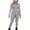 Gray, variant on Staron Women's Long Sleeve Hooded Romper Bodysuit Solid Color Stretchy Bodycon Casual Fitness Workout Jumpsuit, Blue L