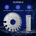 Professional Wire Gauge Measuring Tool, Metal Gauge Thickness Tool