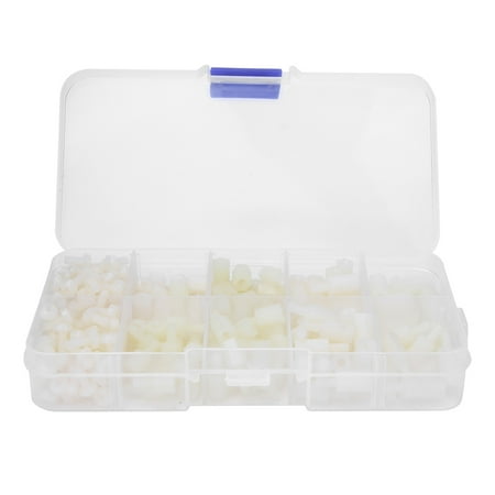

300 Pcs Nylon Standoff Nut Screw F F F M M3 Standoff for Multiple Purpose(White ) Zovuta