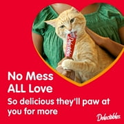 Hartz Delectables Squeeze Up Lickable Wet Cat Treats, Chicken Flavor, 2oz. Bag (4 Pack)