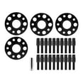 thumbnail image 3 of Hub Centric Wheel Spacers, M14x1.5 High Strength Hub Modification Standard Specification 6061 T6 Aluminum Alloy  For Auto Accessories Black, 3 of 8