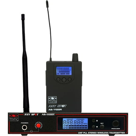 Galaxy Audio AS-1100 UHF Wireless Personal Monitor Band D