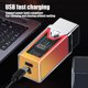 thumbnail image 5 of Afeitadora recargable Mini USB | Maquinilla de afeitar eléctrica portátil con pantalla digital para viajes, negocios, campamentos | Uso en seco y húmedo | Hoja de acero inoxidable | Diseño compacto, 5 of 6
