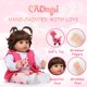 thumbnail image 5 of Muñeca Reborn CaliUgsi 19 con cabello rizado realista para niños, 5 of 7
