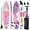 Pink, variant on Aprafie Inflatable Stand up Paddle Board, 11ft SUP Paddle Board with Non-Slip Deck, Hand Pump & Backpack for All Skill Levels, Blue