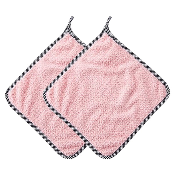 ¡Liquidación en Kaireo! Toallitas, trapo rosa para lavavajillas y toalla de mano, toallas de mano antiadherentes con aceite, trapos para colgar, trapos de cocina, trapos para perezosos, paño de
