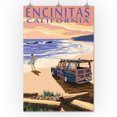thumbnail image 2 of Encinitas, California, Woody on Beach (24x36 Giclee Gallery Art Print, Vivid Textured Wall Decor), 2 of 3