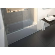 Duravit 700353000000090 60 x 32 in. Architec Soaker Alcove Bathtub with Right Drain, White