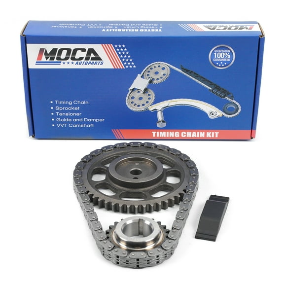 MOCA AUTOPARTS Timing Chain Kit Fit for 94-98 Jeep Cherokee & Grand Cherokee & Wrangler 4.0L 242ci OHV L6 12V
