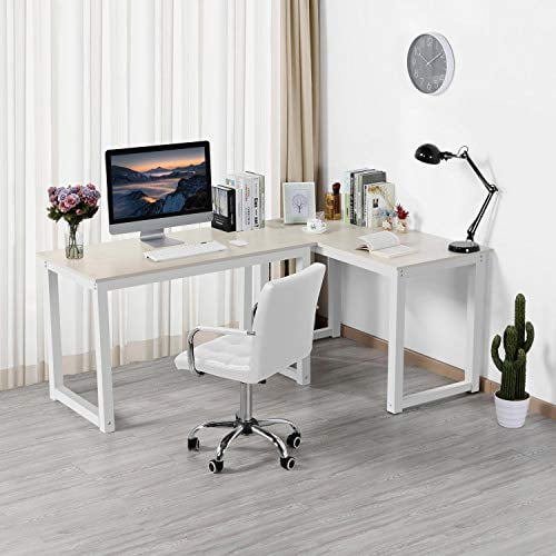 yaheetech white desk