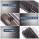 thumbnail image 3 of Estuche para Cepillo de Dientes Gamdee 2 Piezas Transparente Negro 20x5x3 cm, 3 of 9