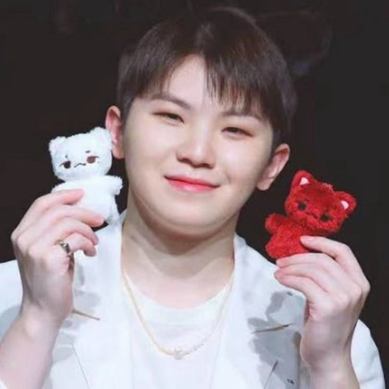 Kpop Idol Seventeen WOOZI Animal Plush Doll Keyring Cute Lee