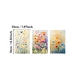 thumbnail image 6 of Luxury Spring Flower Watercolor 3-Piece Canvas Decor for Living Room Wall Art, 6 of 9