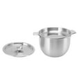 thumbnail image 4 of 2.8L Household Oil Filter Pot Stainless Steel Strainer Storage Tank Kitchen Accessory with Filter Net Lid Silver, 4 of 12