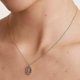 thumbnail image 2 of Women's Alphabet Gemstone Crystal Clavicle Necklace Gold Plated Alphabet Pendant with Letter H Jewelry Gift, 2 of 4