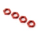 thumbnail image 1 of Bewildely 4 Uds 1/5 rueda de montaje hexagonal RC pieza de actualización adaptador fuerte de aleación de aluminio para XMAXX RC pieza de coche Kits de construcción modelo Rojo, 1 of 5
