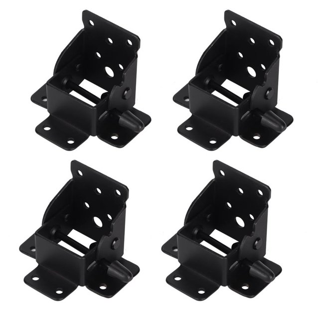 Mesa Plegable Silla Pierna Bisagra Soporte Autobloqueo Bisagras Con Tornillos 4 Uds Minnieouse TO003376-00