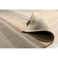 thumbnail image 4 of EORC Stripe/BEIGE Hand Knotted Wool Modern Knotted Strpied Rug, 9' x 12', 4 of 4