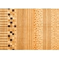 thumbnail image 1 of Ahgly Company Indoor Rectangle Solid Orange Modern Area Rugs, 6' x 9', 1 of 1