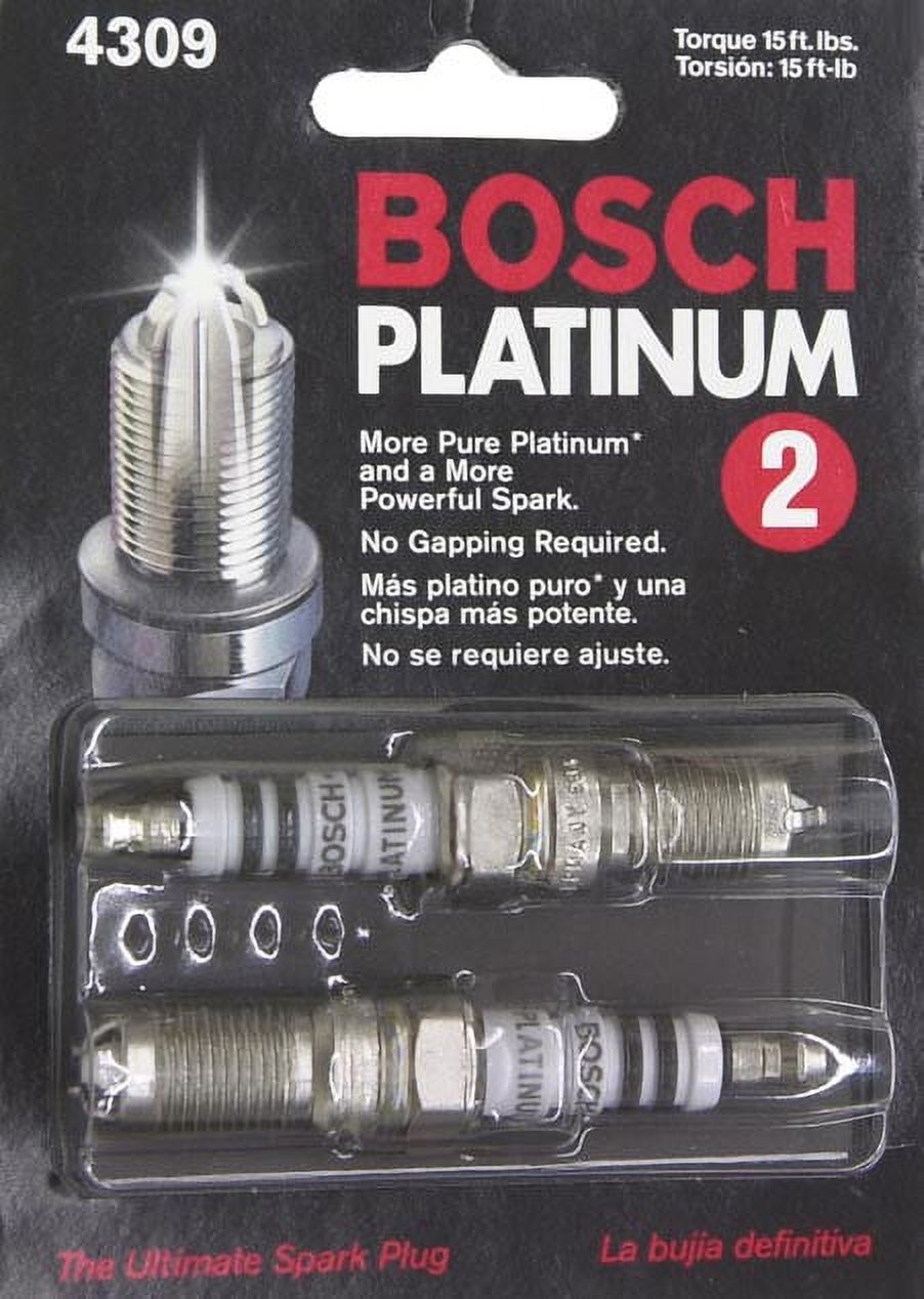 Bosch Platinum+2 Spark Plug #4309 - image 2 of 2