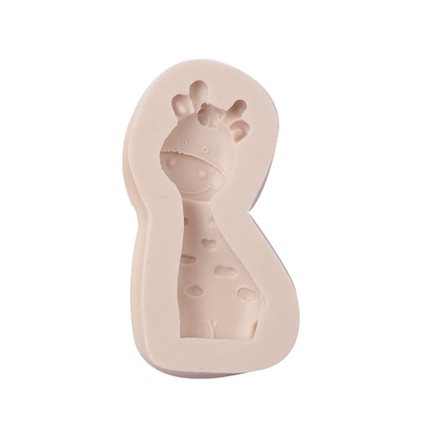 Molde de silicona de animales de dibujos animados para bodas, festivales, vacaciones, hogar, Hotel, molde de pastel de gelatina, herramienta de Herramientas y accesorios para hornear Gris claro tipo 5 Billuyoard HA081655-10