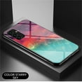 thumbnail image 2 of Allytech Galaxy A15 Case, Tempered Glass Back Cover Galaxy Pattern Design Slim Fit Shockproof Anti-Scratch Bumper Phone Case for Samsung Galaxy A15, 2 of 10
