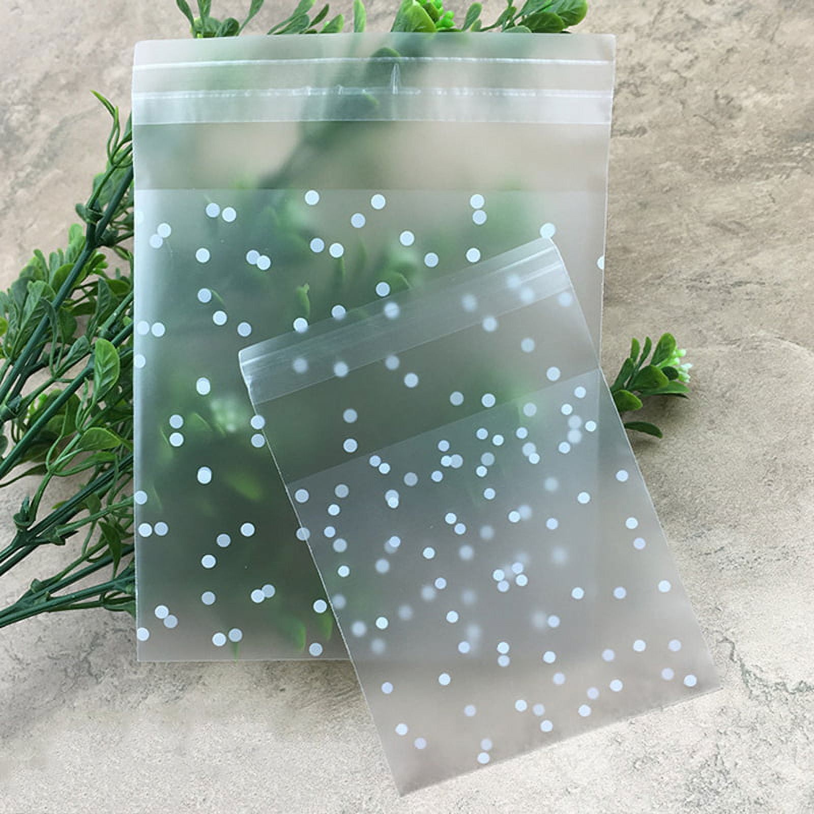100pcs Plastic Gift Bag, Slogan Graphic Clear Gift Wrapping Bag The white  bottom packing bag every day happy thanks the blessing small gift bag to  take the text Snack bags