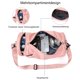 thumbnail image 4 of Bolsa de fitness pequeña para hombre y mujer, bolsa de viaje, bolsas deportivas de fin de semana para hombre y mujer, bolsas de entrenamiento con compartimento para zapatos para entrenamiento,, 4 of 5