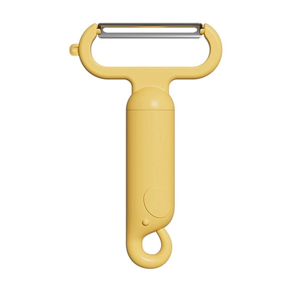 Stainless steel peeler, versatile kitchen tool, sleek modern style, effortless food prep, vegetable cutter, fruit shaping tool, citrus peeler, durable metal construction, home cooking