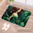 thumbnail image 5 of Mermaid Polyester Non-Slip Machine Washable Door Rugs Indoor Rug Game Mat, 5 of 6